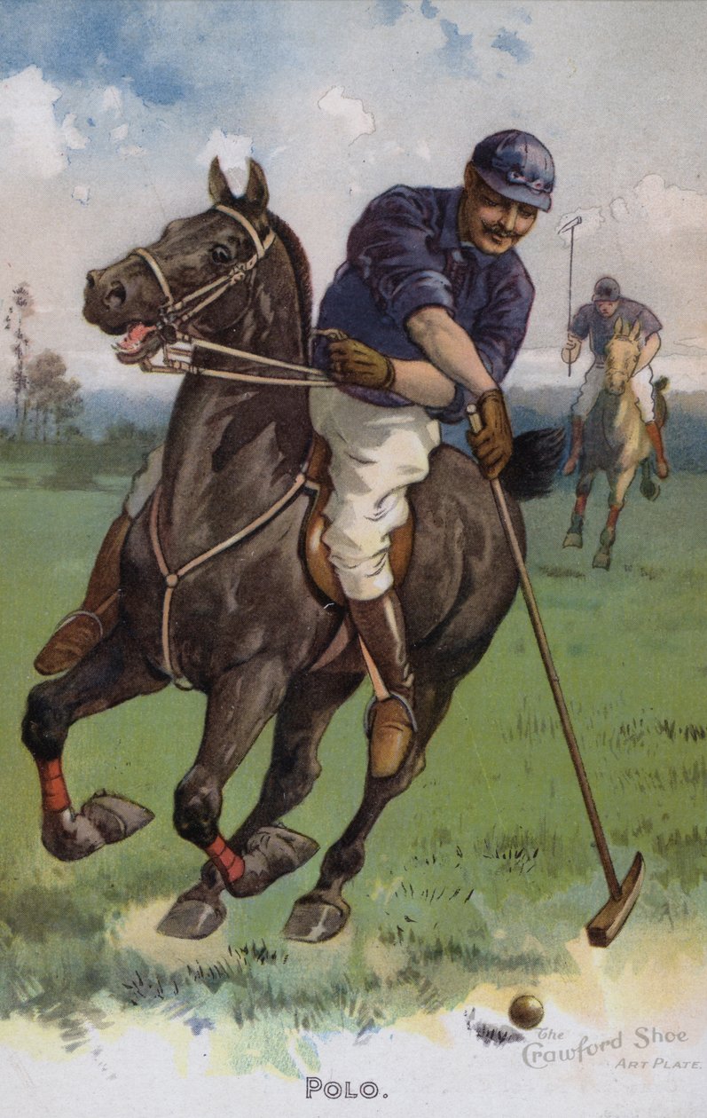 Polo (farvelitografi) af American School