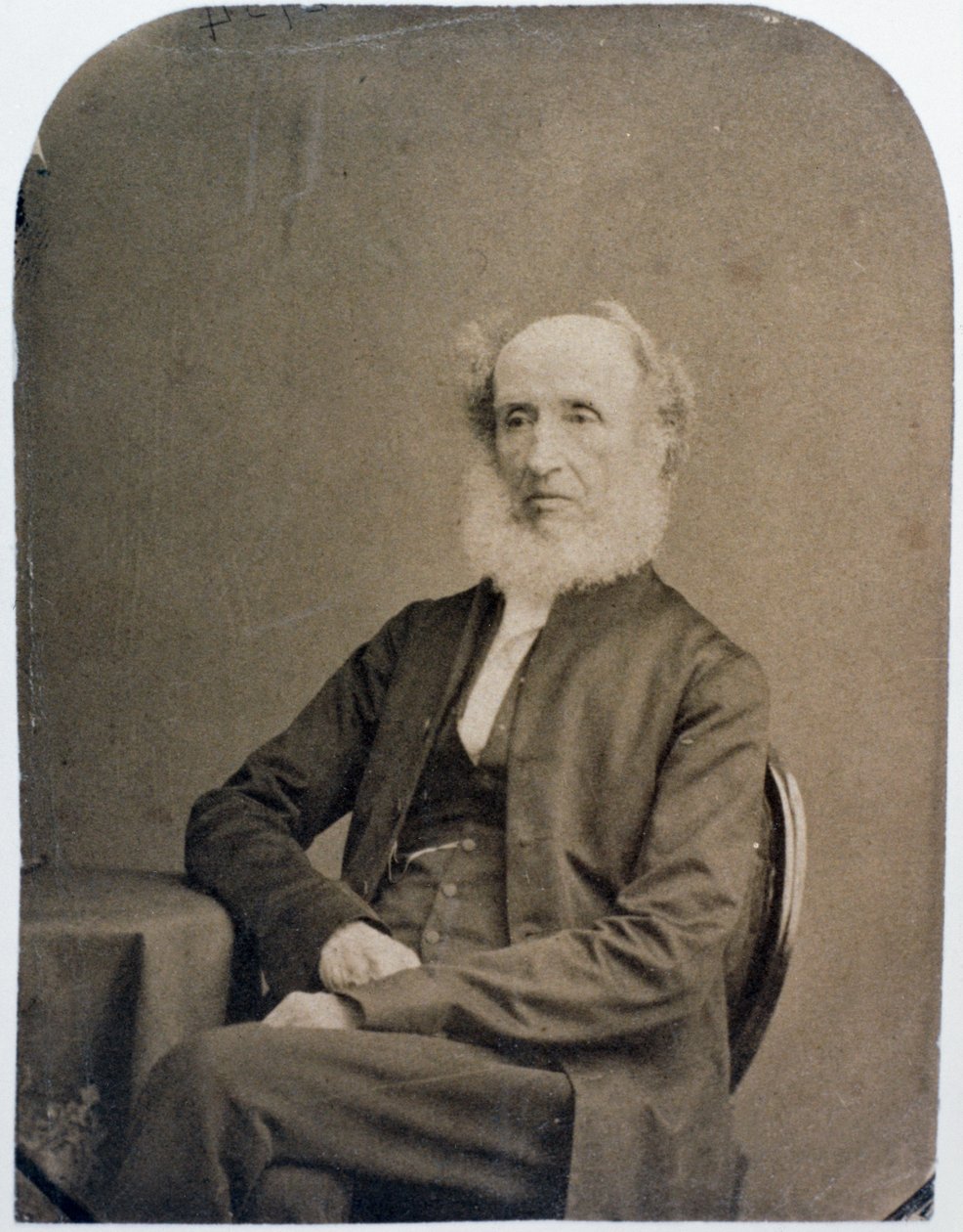 Portræt af Benjamin Abbott (1793-1870) (foto) af American School