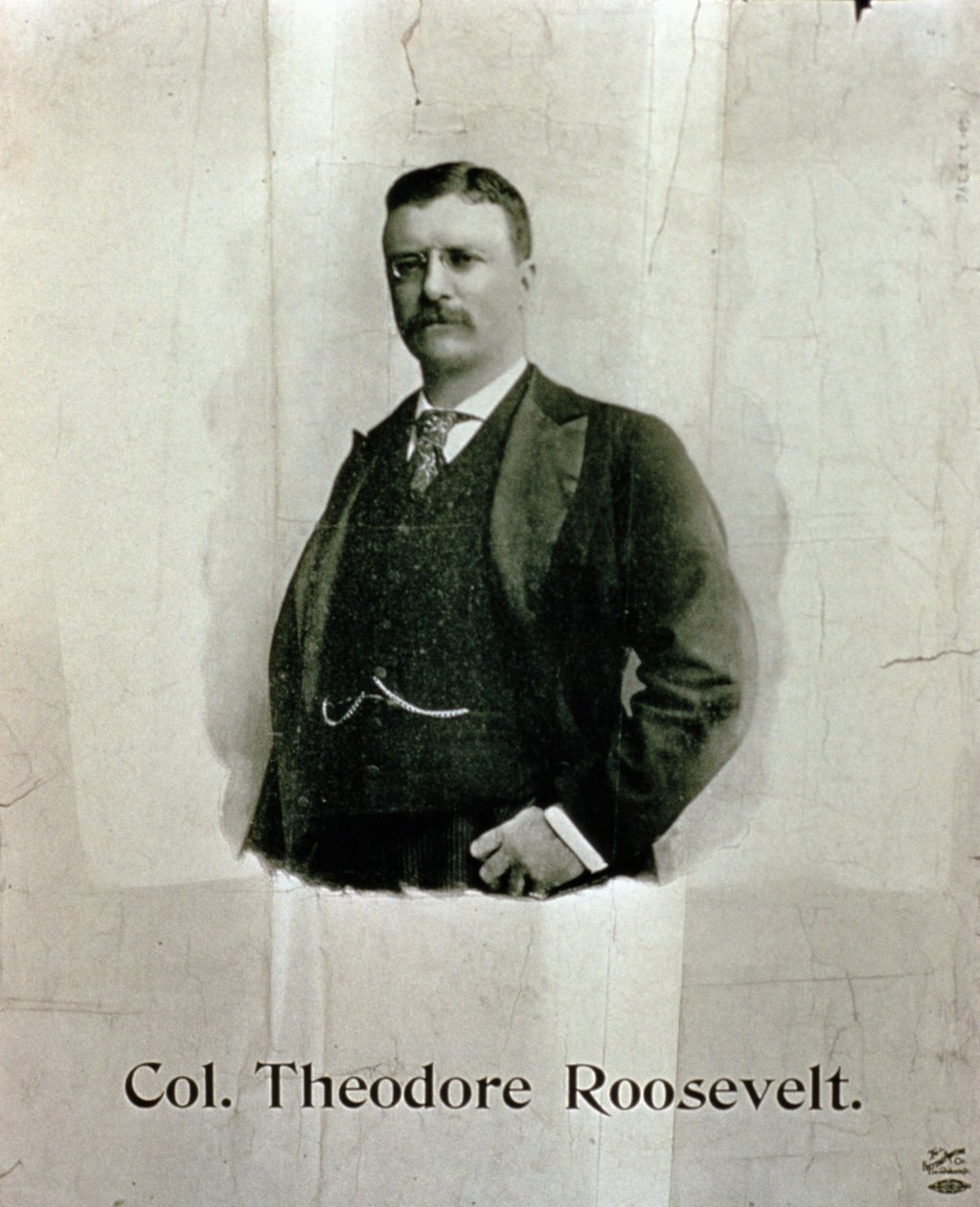 Portræt af oberst Theodore Roosevelt af American School
