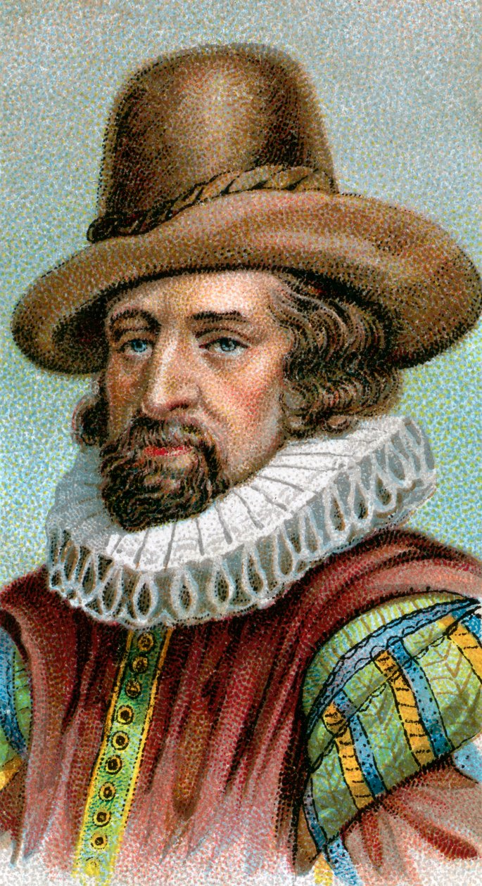 Portræt af Francis Bacon af American School