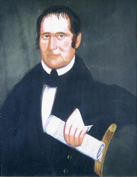 Portræt af Henry Stevens (1819-86) 1834 (olie på lærred) af American School