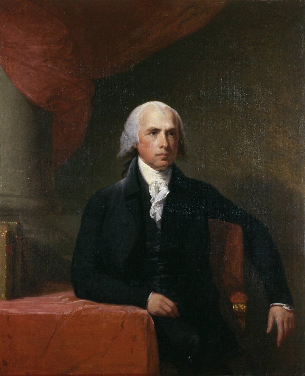 Portræt af James Madison af American School