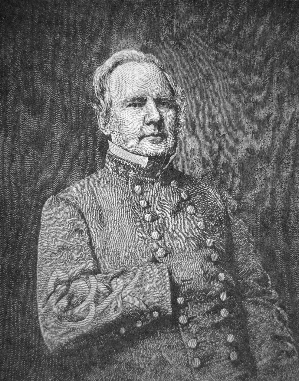 Portræt af generalmajor Sterling Price (litho) af American School