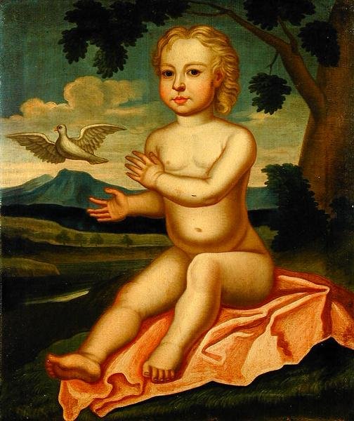 Portræt af Martha "Patty" Pintard (1769-1837) (olie på linned) af American School