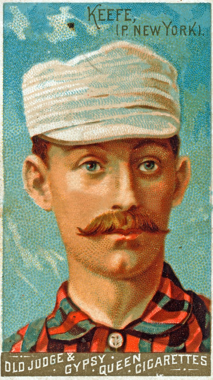 Portræt af Tim Keefe, 1887 af American School