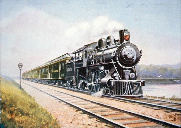 Postkort af Chicago & North Western Railroad