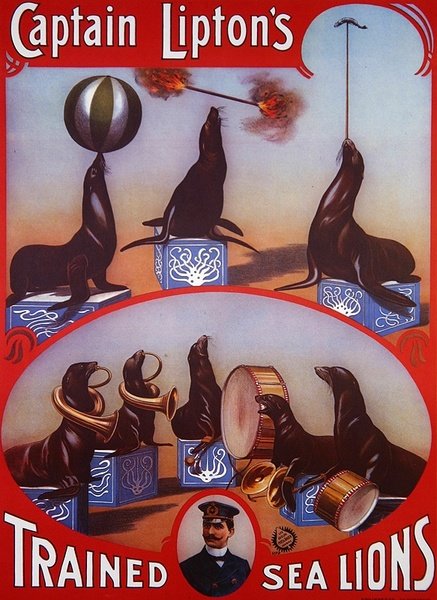 Plakat, der reklamerer for 