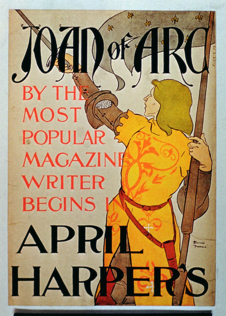 Plakat, der reklamerer for Jeanne d