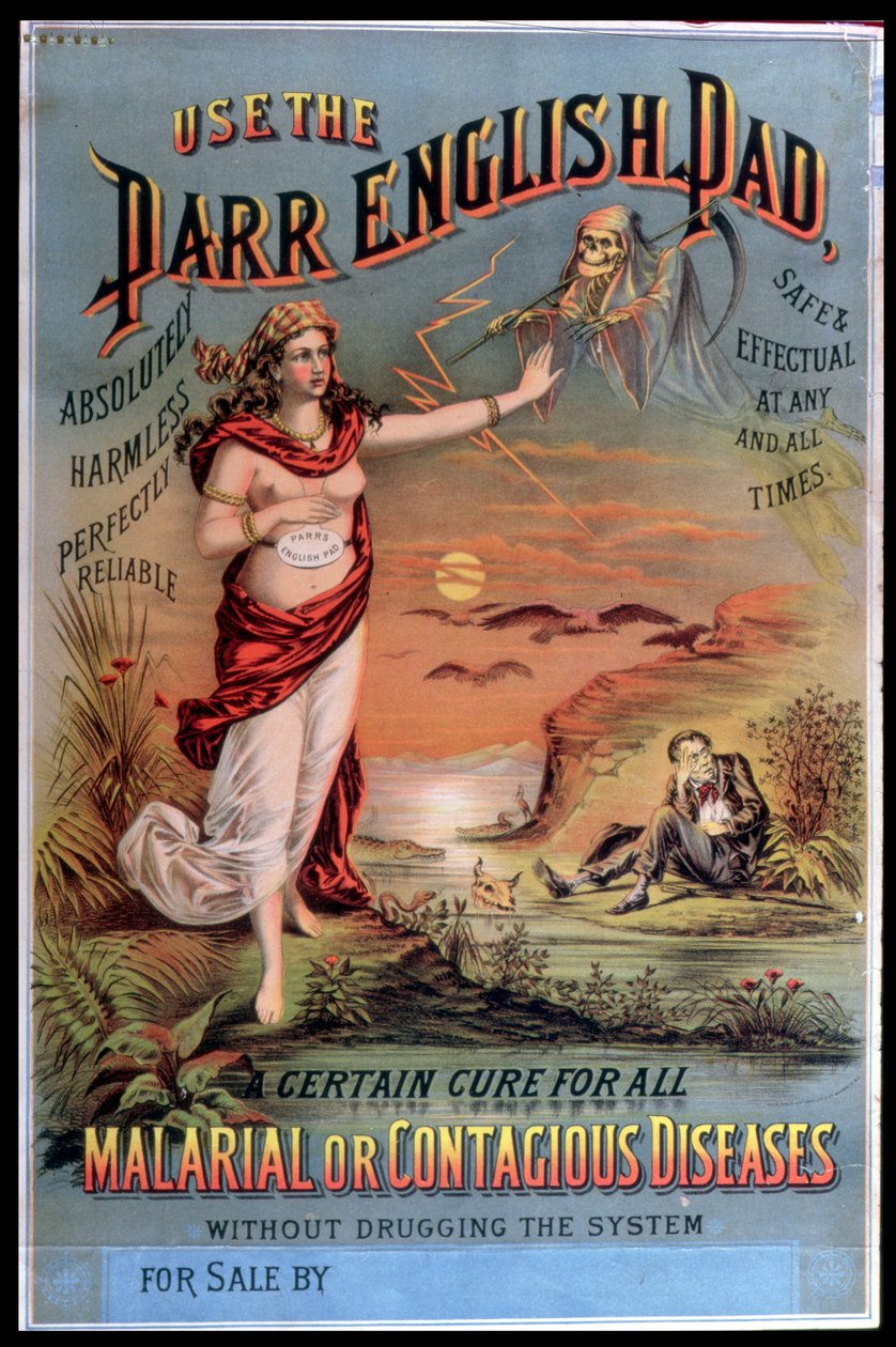Plakat, der reklamerer for Parr English Pad af American School