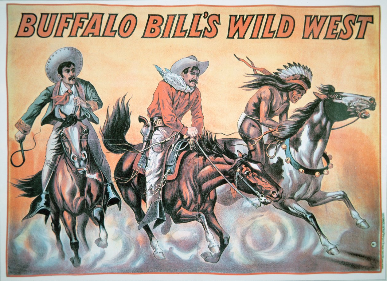 Plakat for Buffalo Bills (1846-1917) Wild West Show af American School