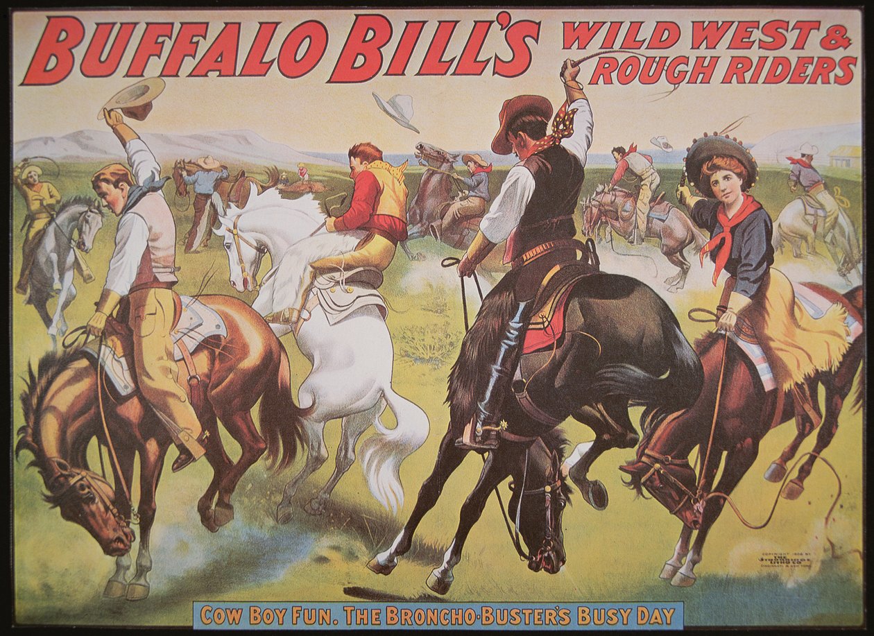 Plakat for Buffalo Bills (1846-1917) Wild West Show af American School