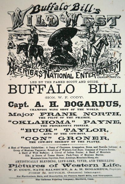 Plakat for Buffalo Bills (1846-1917) Wild West Show af American School