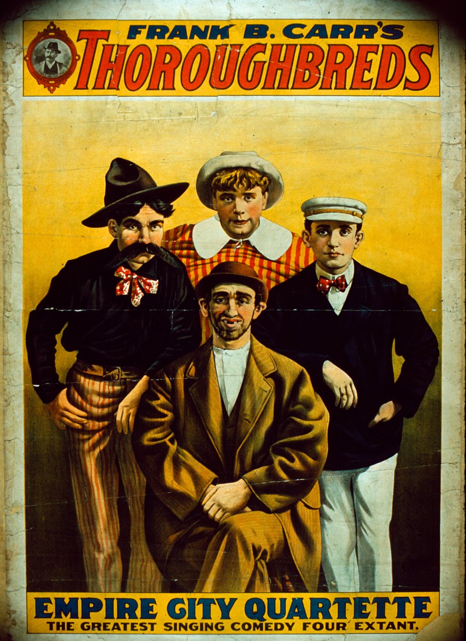 Plakat for Frank B. Carrs Thoroughbreds af American School