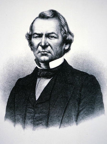 Præsident Andrew Johnson (1808-75) (gravering) af American School
