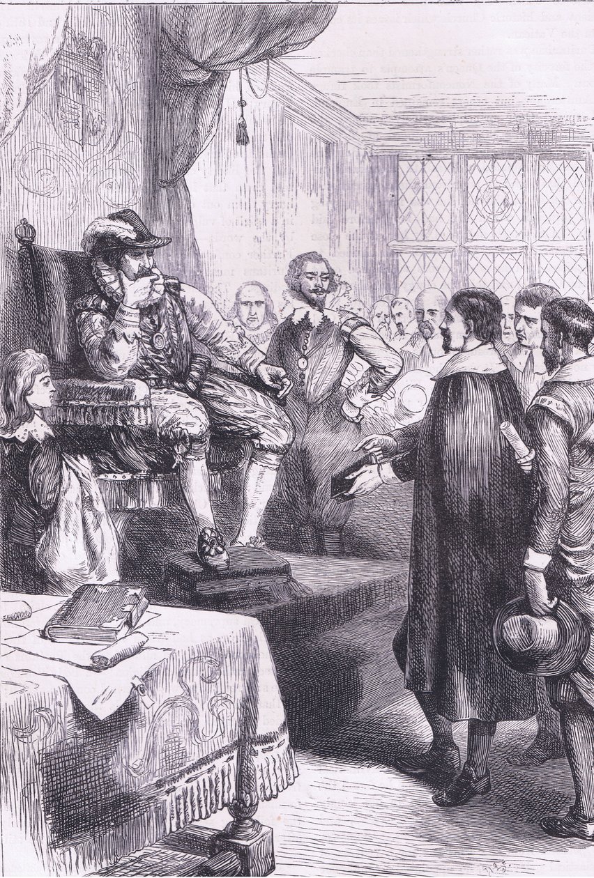 Puritaner før James I, illustration fra Cassell