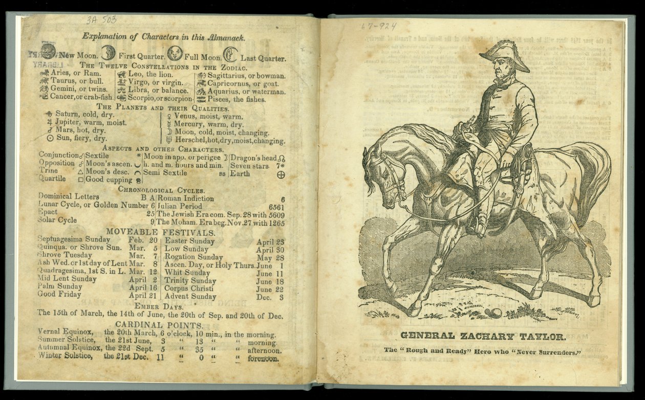 Rough and Ready Almanac for 1848, udgivet i 1847 (print) af American School