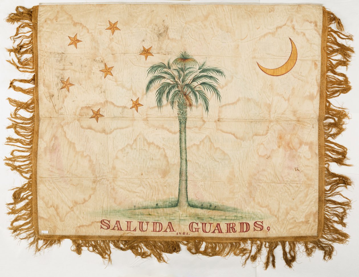 Saluda Guards regimentsbanner af American School
