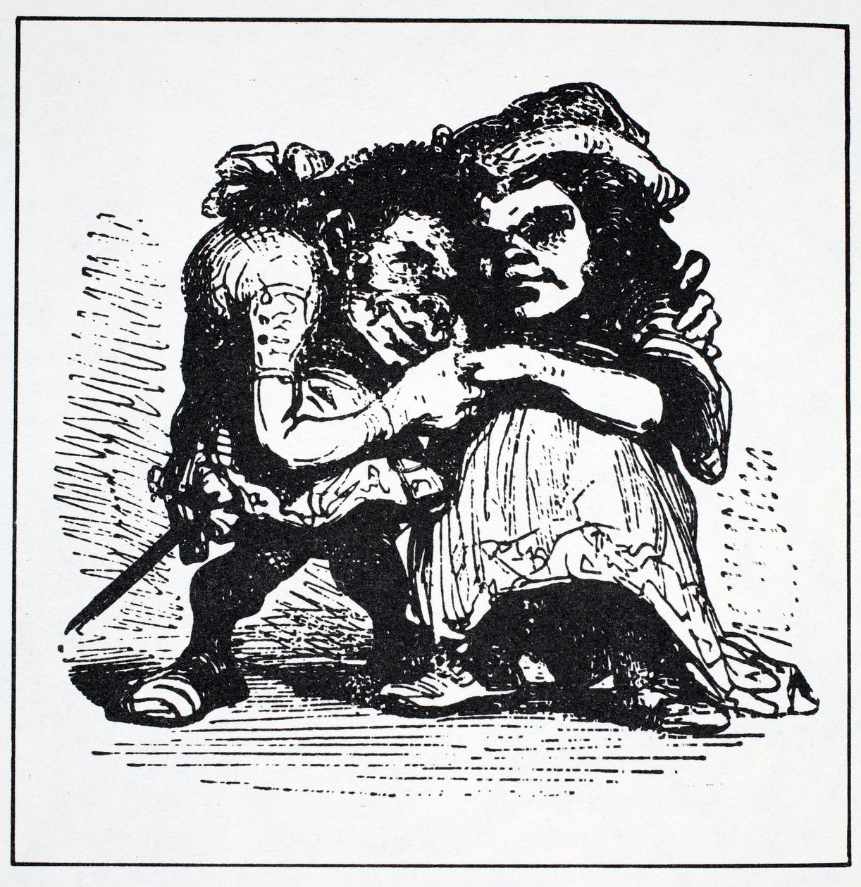 Scandinavian Elves, fra The World Guide to Gnomes, Fairies, Elves and Other Little People af Thomas Keightley (1789-1872) Udgivet 1880 (BW Engraving) af American School
