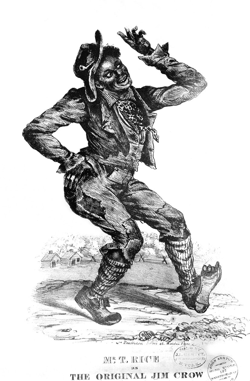 Nodecover til The Original Jim Crow, skrevet af Thomas Dartmouth Daddy Rice af American School