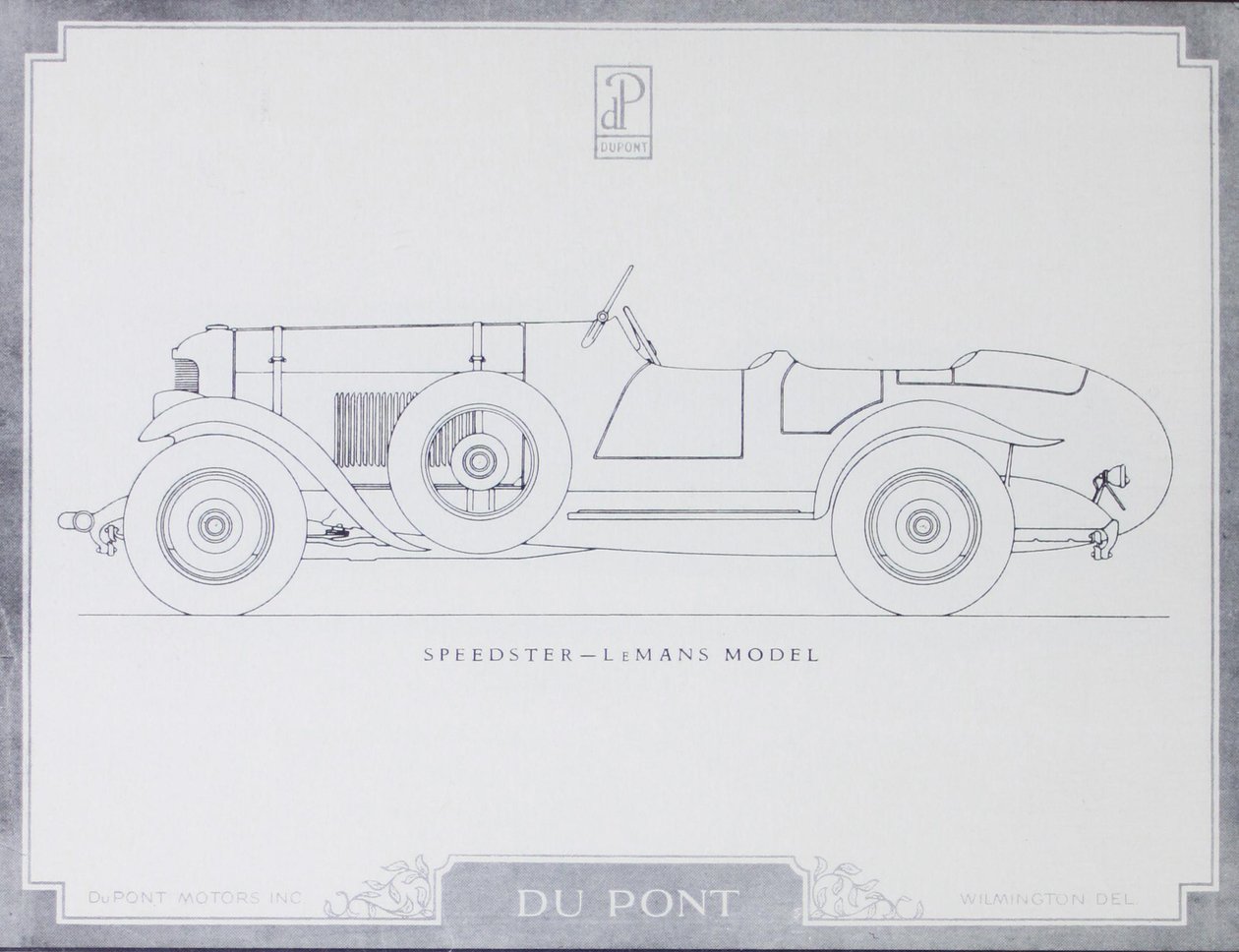 Speedster - LeMans Model, DuPont Motor Cars, 1921 af American School