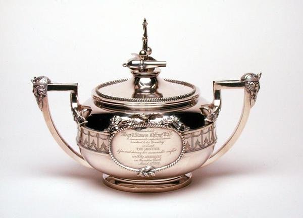 Sugarbowl af Tiffany & Co., ca. 1863 (sølv) af American School