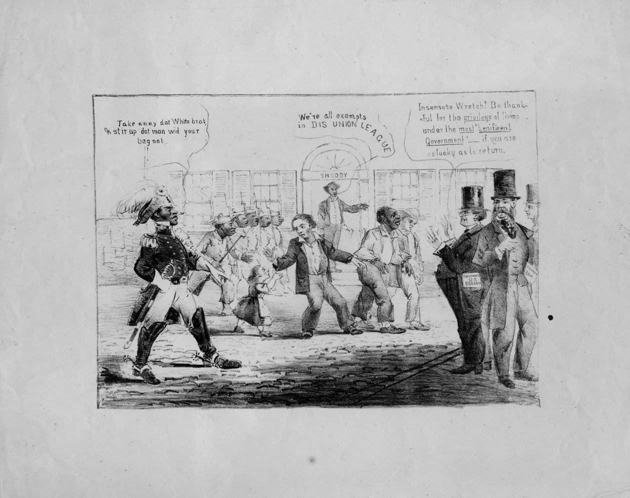 [Take away dat white brat], ca. 1867, af American School