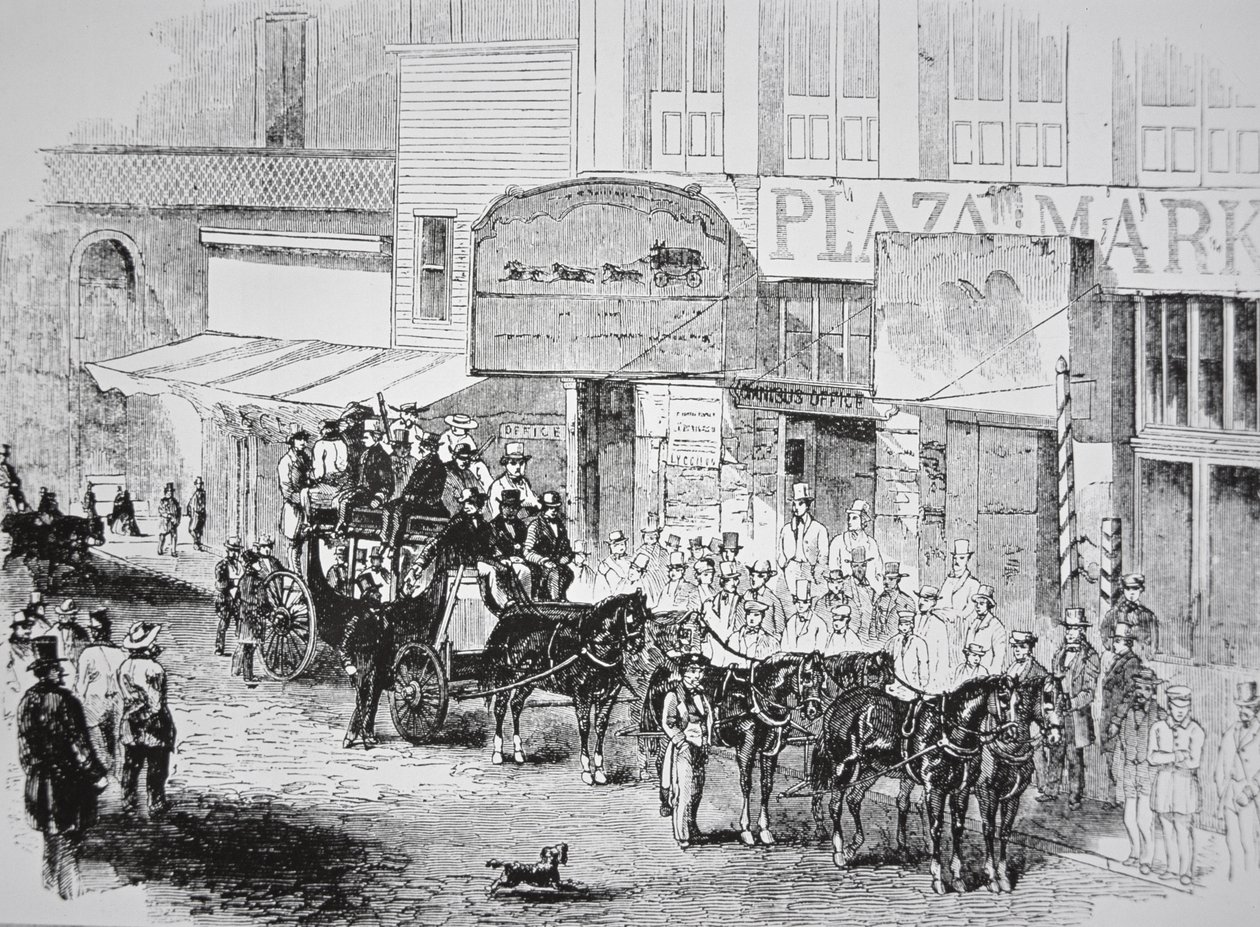 The Butterfield Overland Mail Coach, offentliggjort i Harper