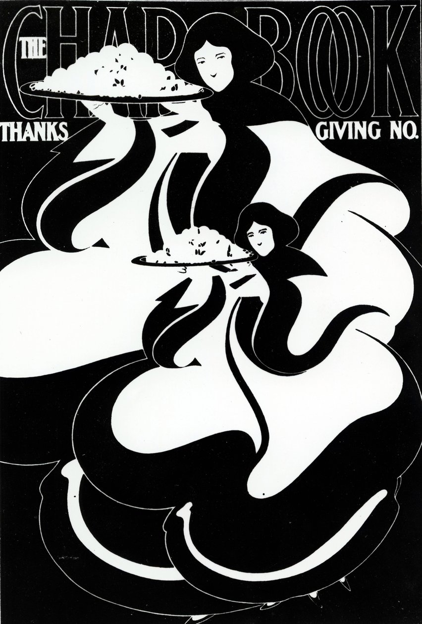 The Charbook Thanksgiving-forside, omkring 1890 (litografi) af American School