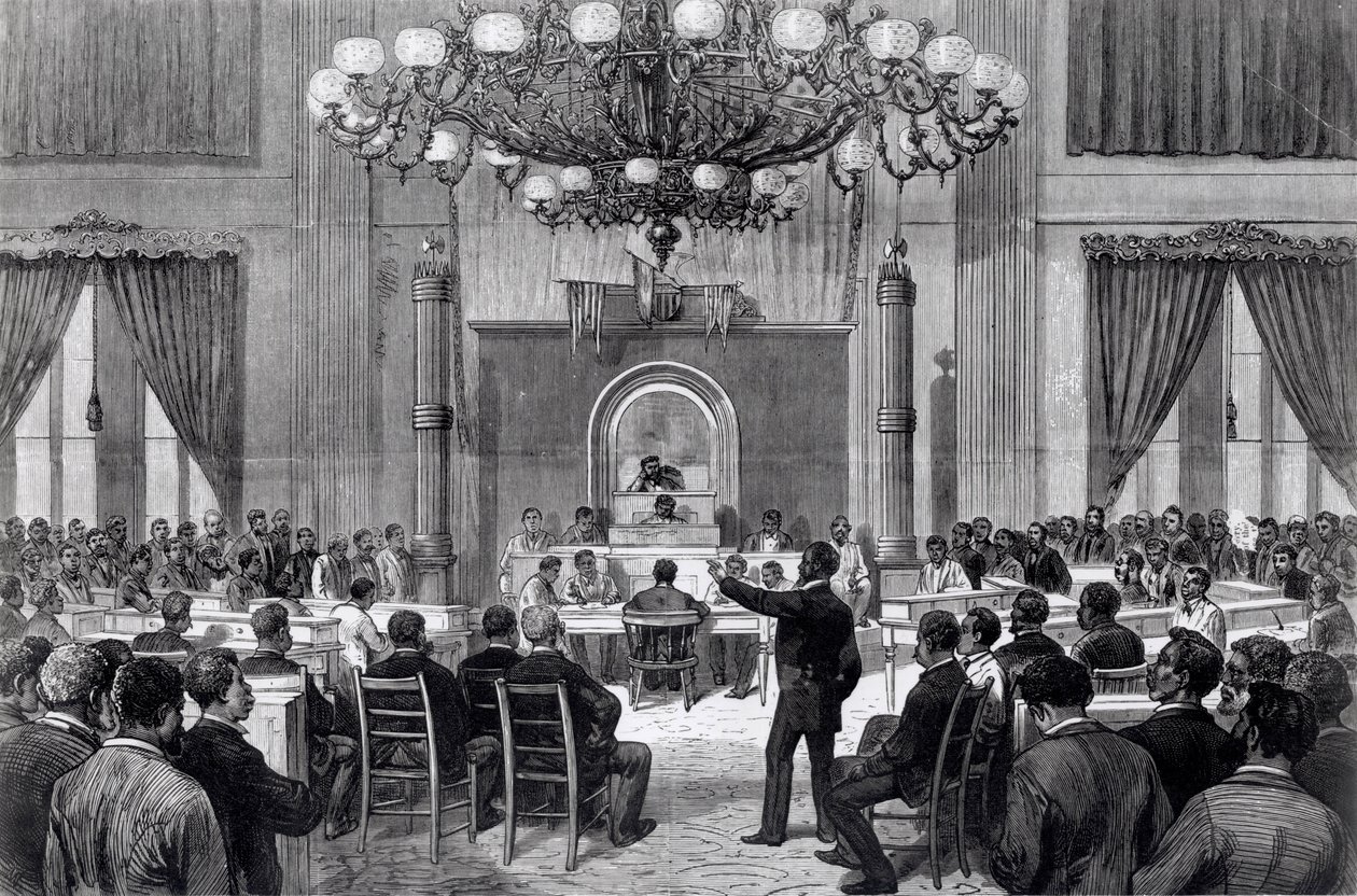 The Coloured National Convention i Session, Nashville, Tennessee, 5.-7. april 1876, fra 