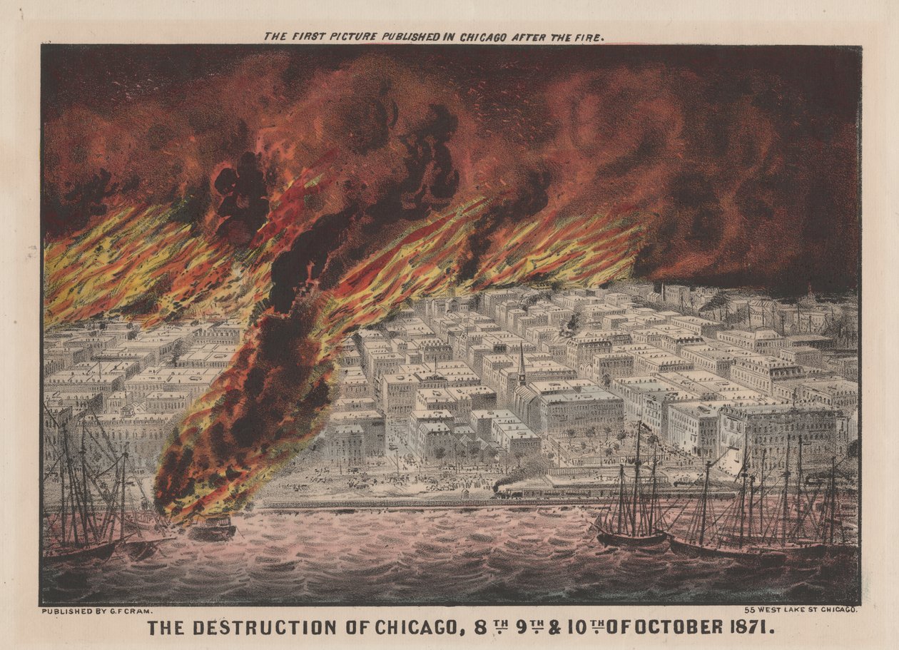 Ødelæggelsen af Chicago, 8., 9. og 10. oktober 1871, 1871 af American School