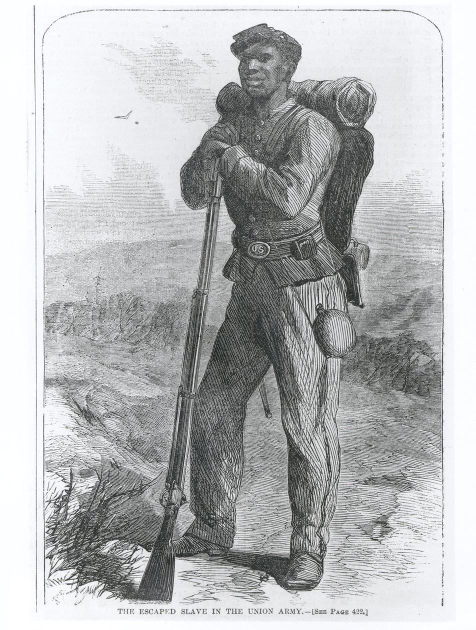 The Escaped Slave in the Union Army, fra 