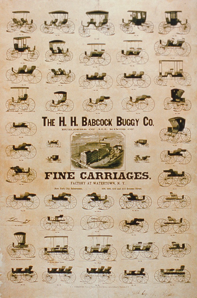 H.H. Babcock Buggy Company, fine vogne af American School