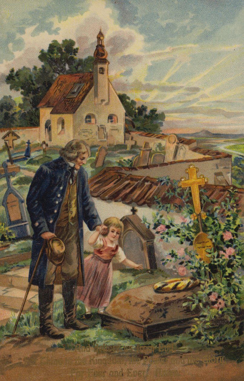 Fadervor, og fri os fra det onde (chromolitho) af American School