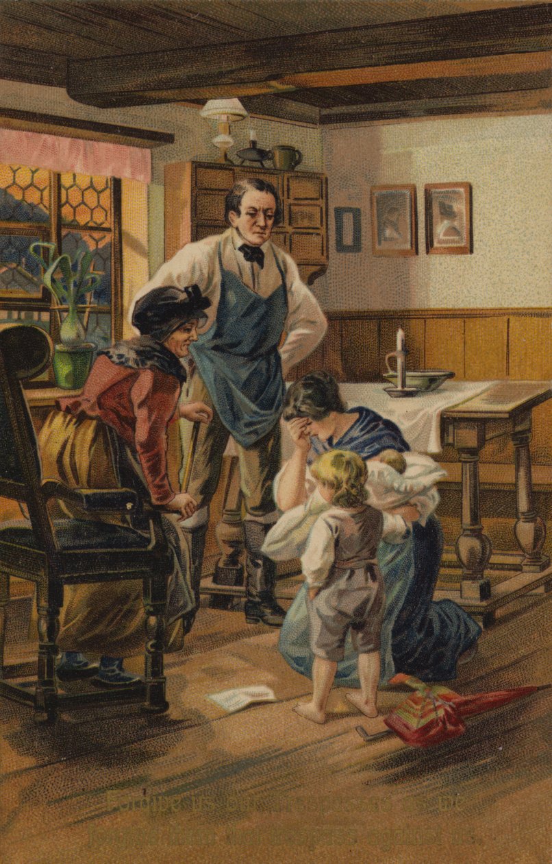 Fadervor, Forlad os vor skyld (chromolitho) af American School