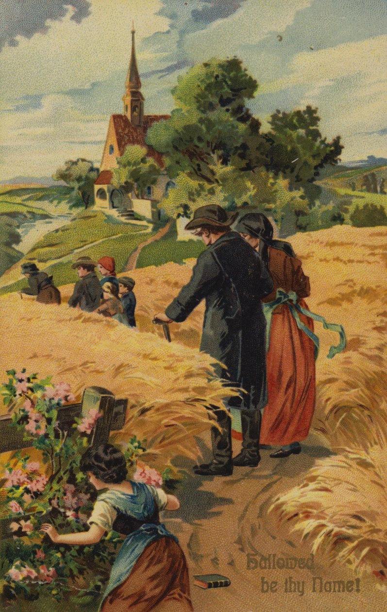 Fadervor, Helliget vorde dit navn (chromolitho) af American School