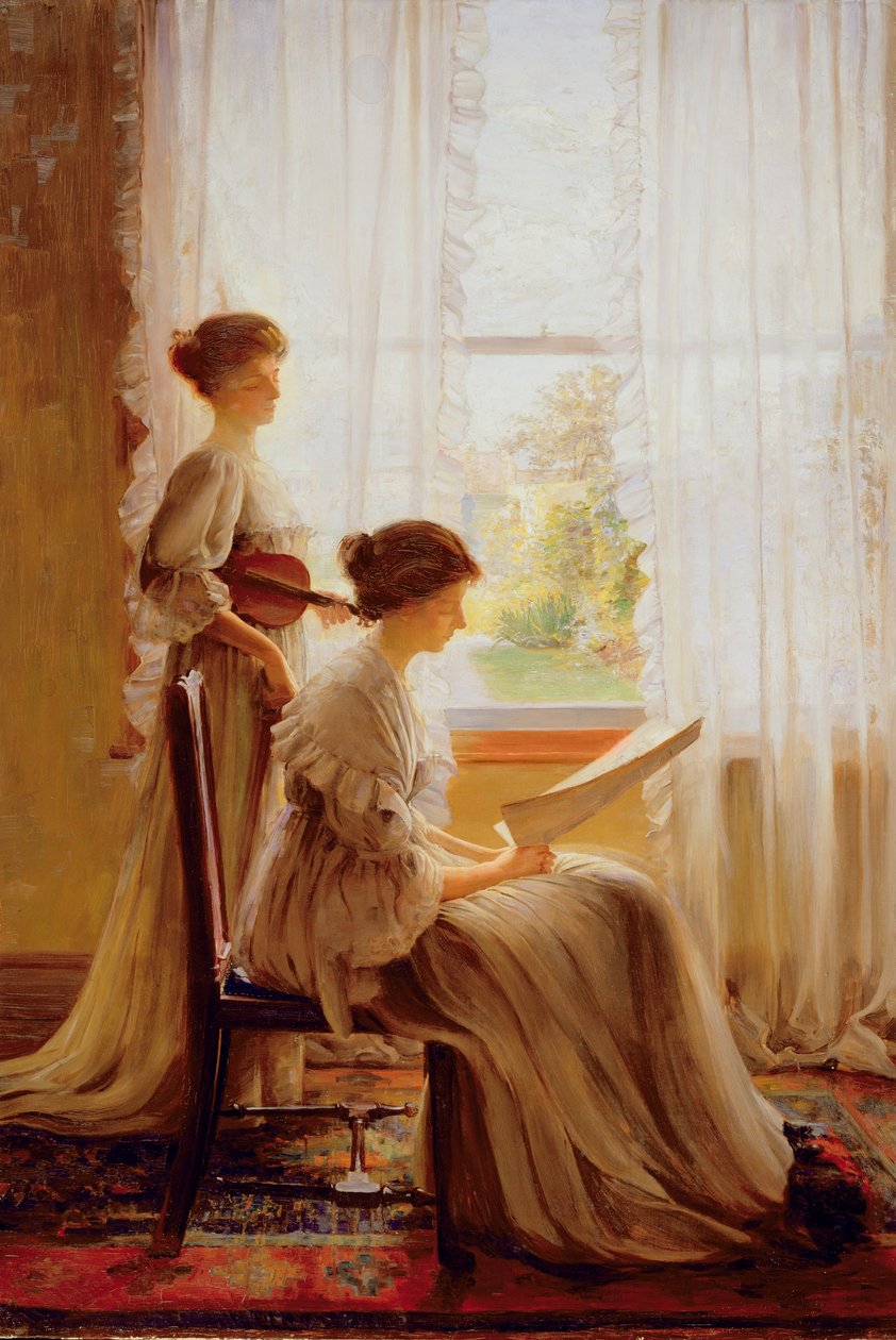 Musiktimen, ca. 1890 af American School