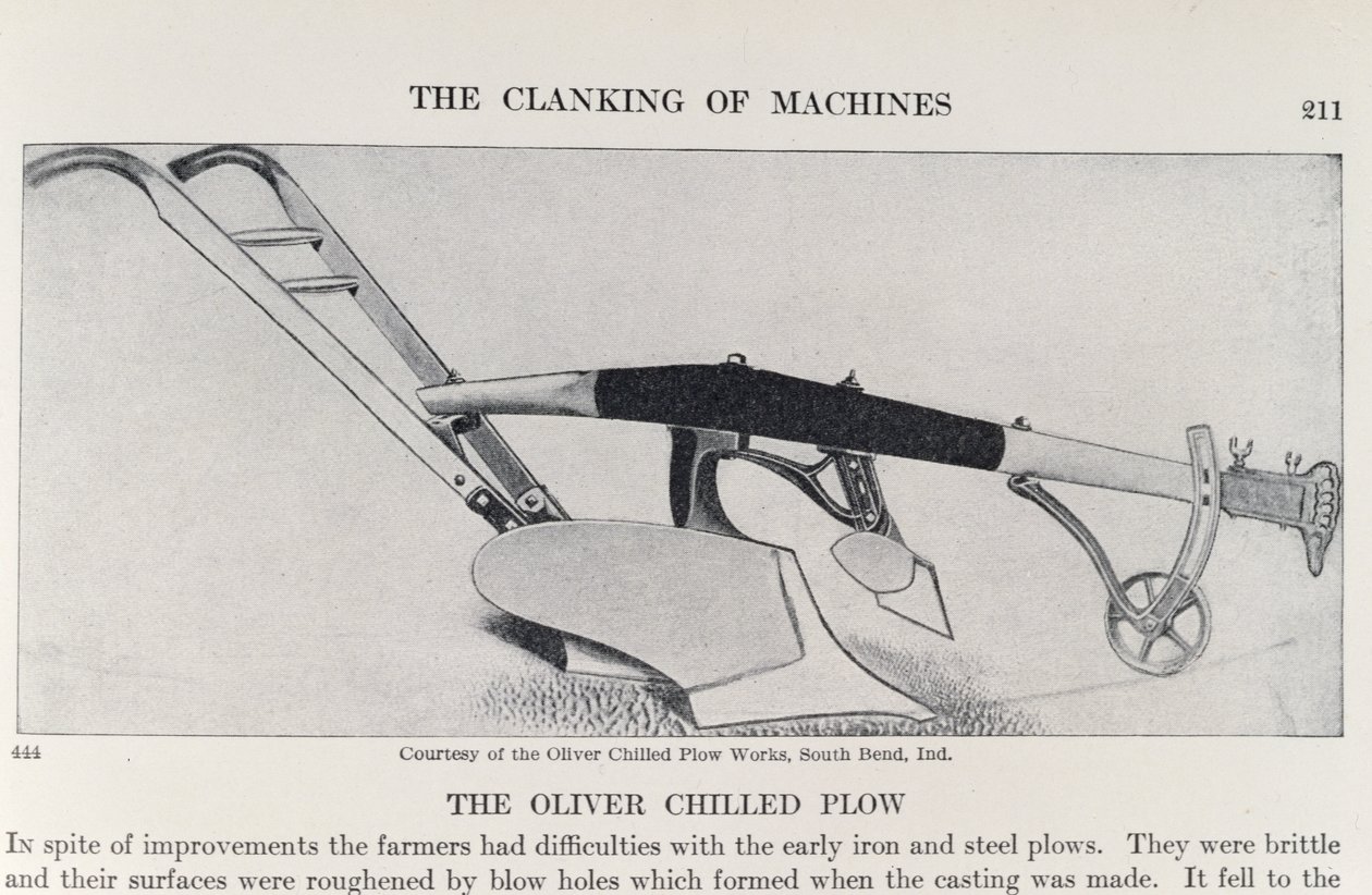 The Oliver Chilled Plough, fra The Pageant of America, Vol.3, af Ralph Henry Gabriel, 1926 af American School