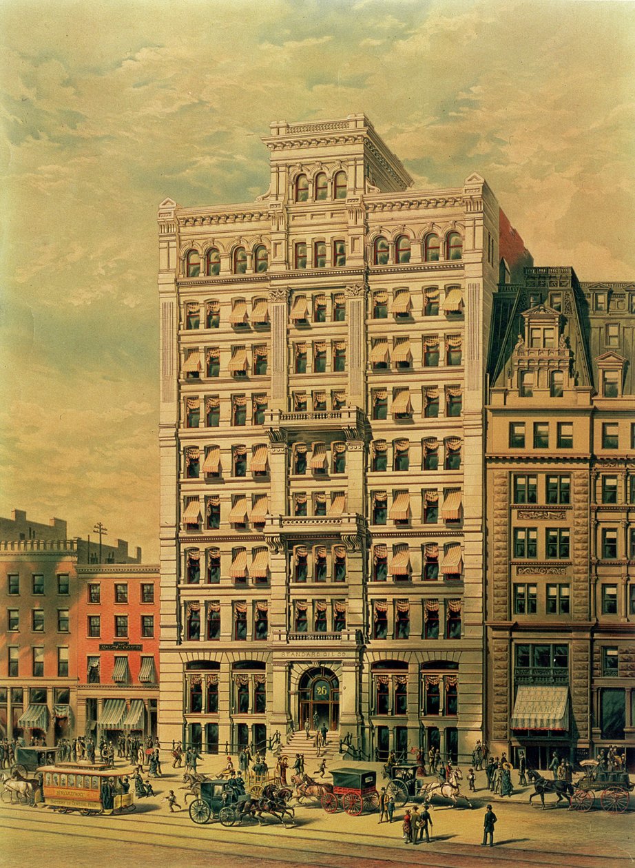 The Standard Oil Company Building, 26 Broadway, New York, pub. af Root and Tinker, 1886 af American School