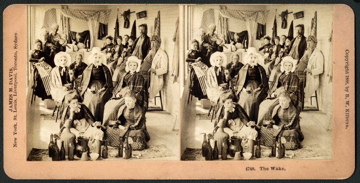 The Wake, ca. 1890 (stereograf) af American School