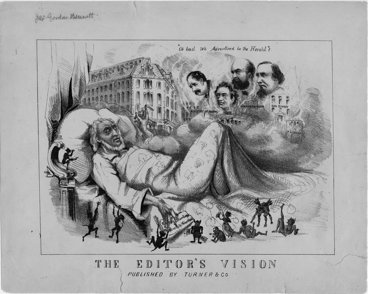 Redaktørens vision, udgivet af Turner & Co., 1800-tallet af American School