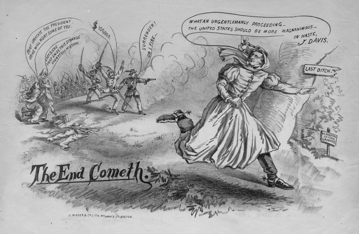 The end cometh, udgivet af J. Mayer & Co. Lith., New York, ca. 1865 af American School