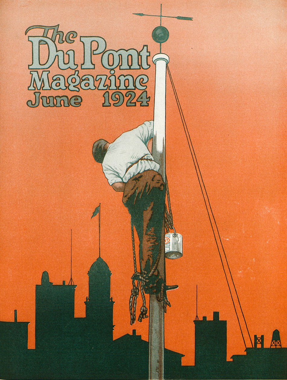 Der er ingen All-purpose Paint, forsiden af DuPont Magazine, juni 1924 af American School