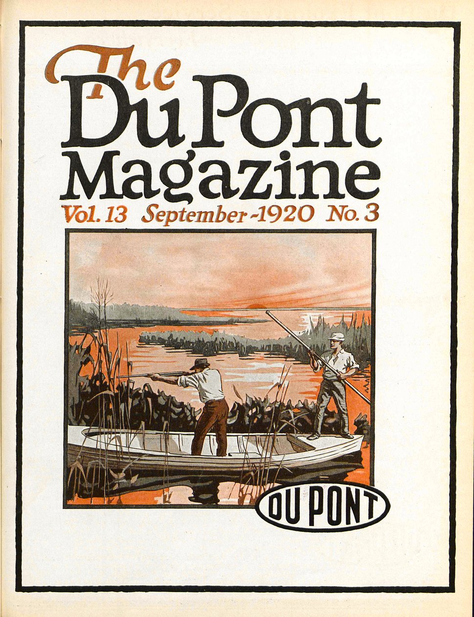 Trapshooting, forside af DuPont Magazine, september 1920 af American School