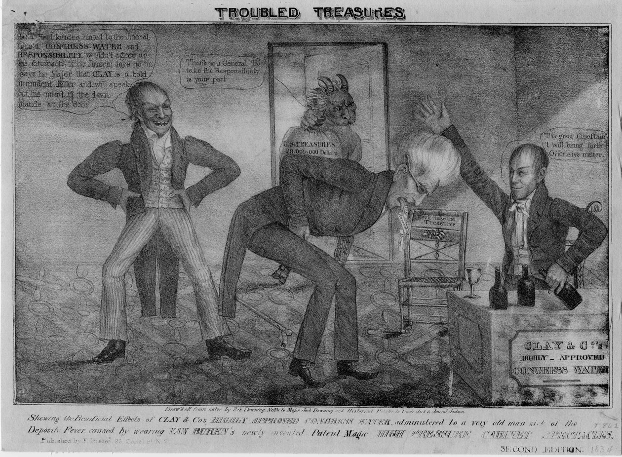 Urolige skatte, 1833 af American School