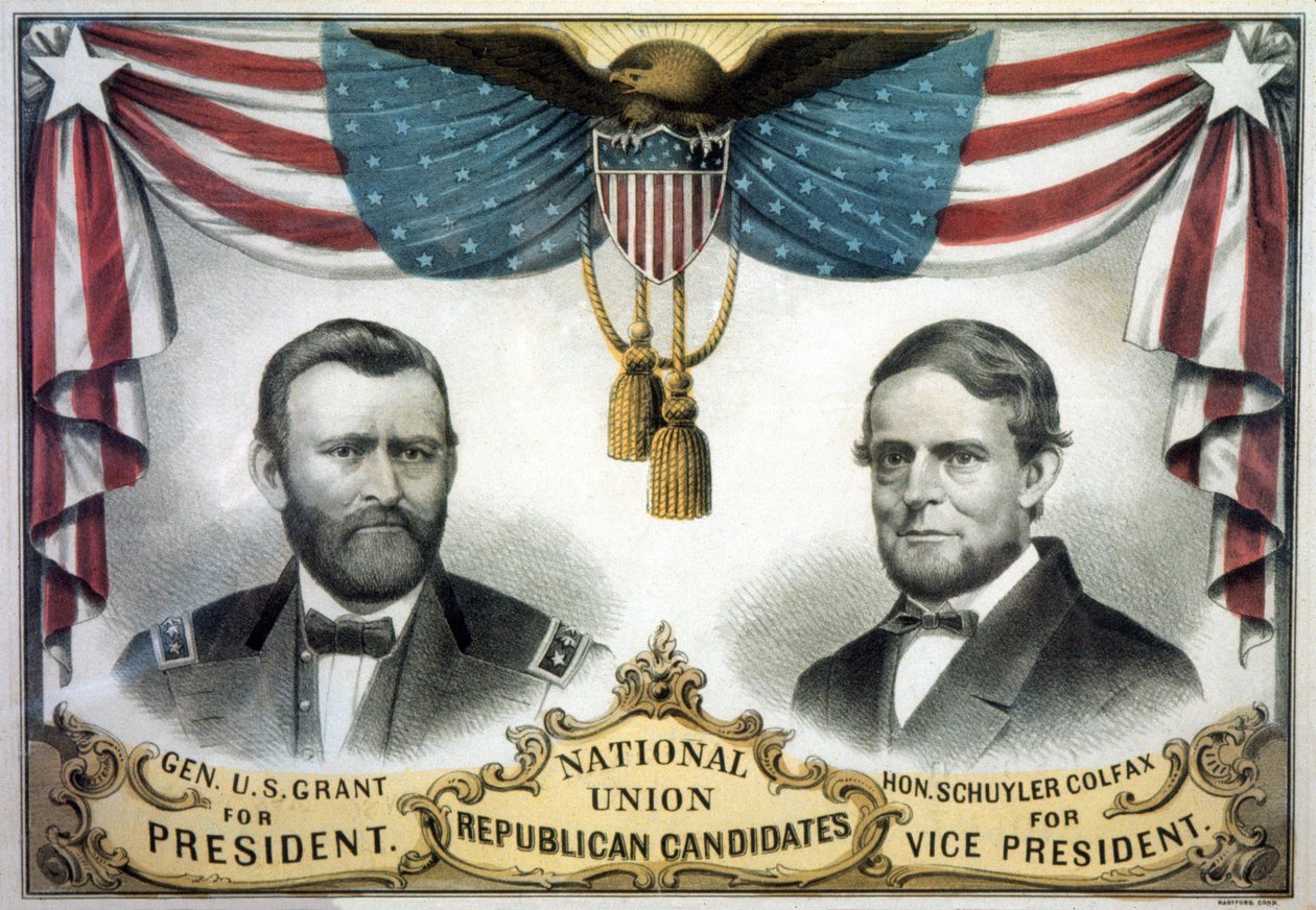 Ulysses S. Grant. 1869 (plakat) af American School