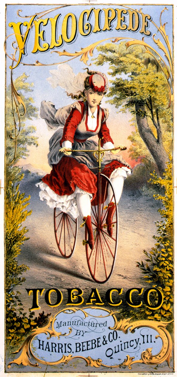 Velocipede tobaksmagasin annonce af American School