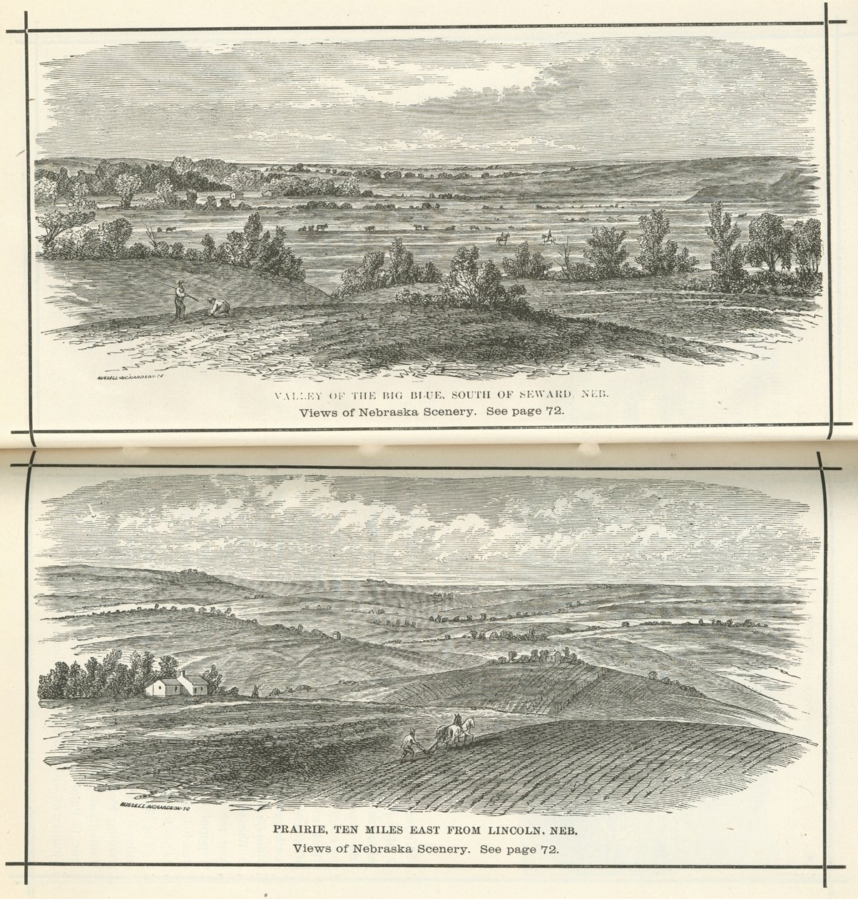 Udsigt over Nebraska Scenery af American School