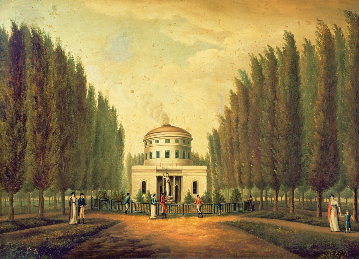Water Works, Center Square, Philadelphia, ca. 1815 af American School