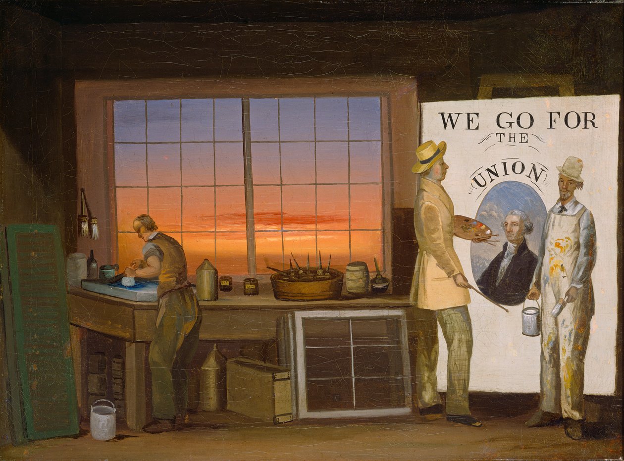 Vi går for foreningen, ca. 1840-1850 af American School