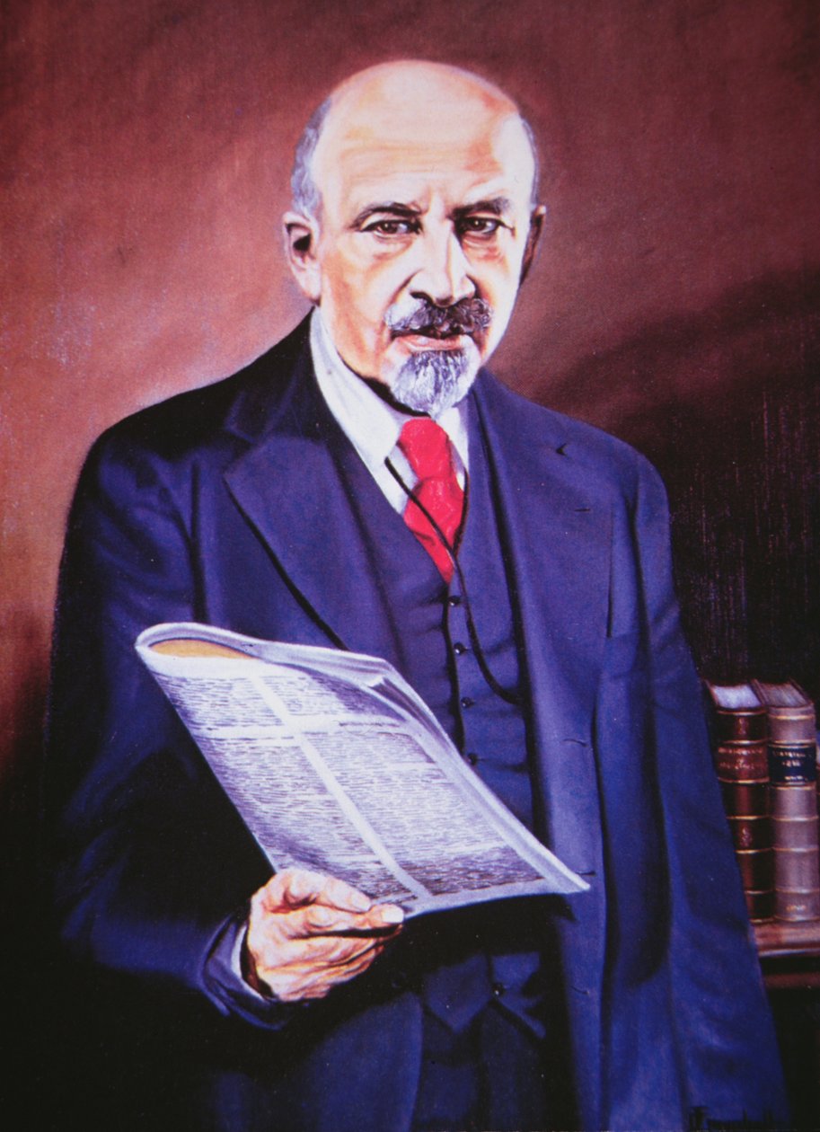 William Edward Burghardt du Bois (1868-1963) (olie på lærred) af American School